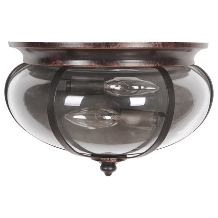 Craftmade 2 Light Wall Sconce In Aged Bronze Textured Black 38762-AGTB
